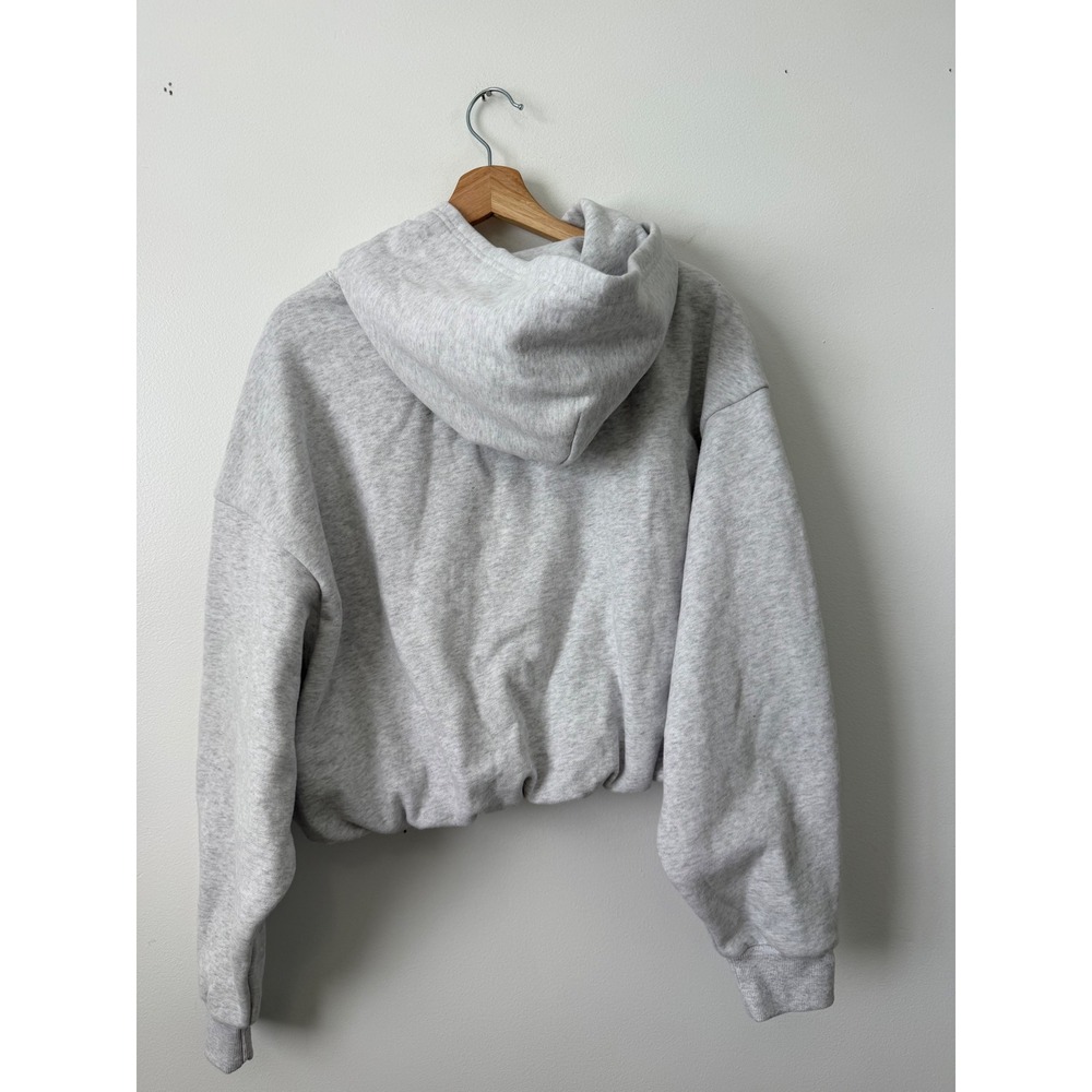 Garage UltraFleece Clean Cropped Bubble Hoodie – Spring Grey Mix – Size L/XL - Picture 5 of 5